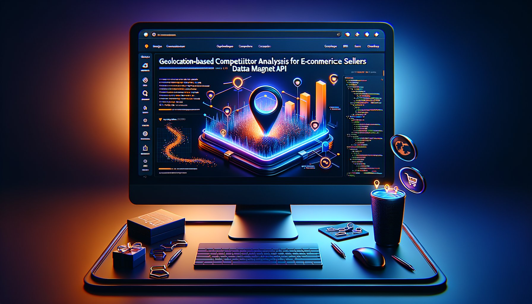 Geolocation based competitor analysis for Amazon sellers