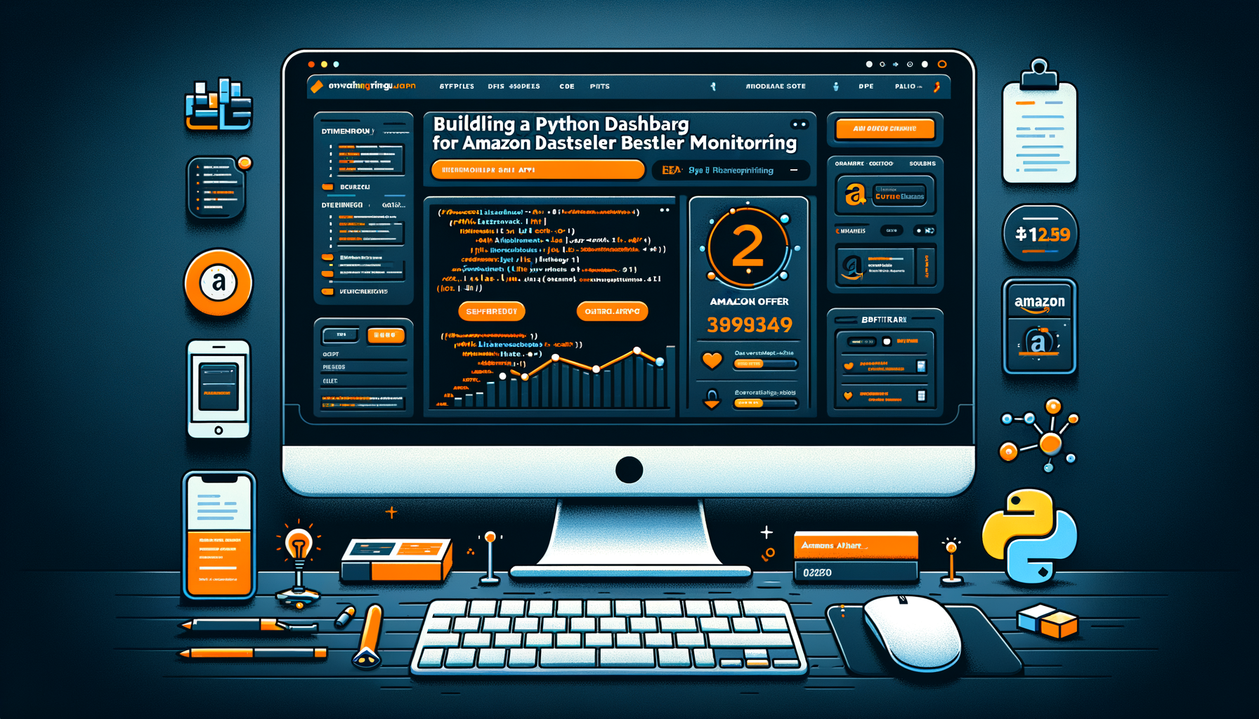 Python dashboard for Amazon bestseller monitoring