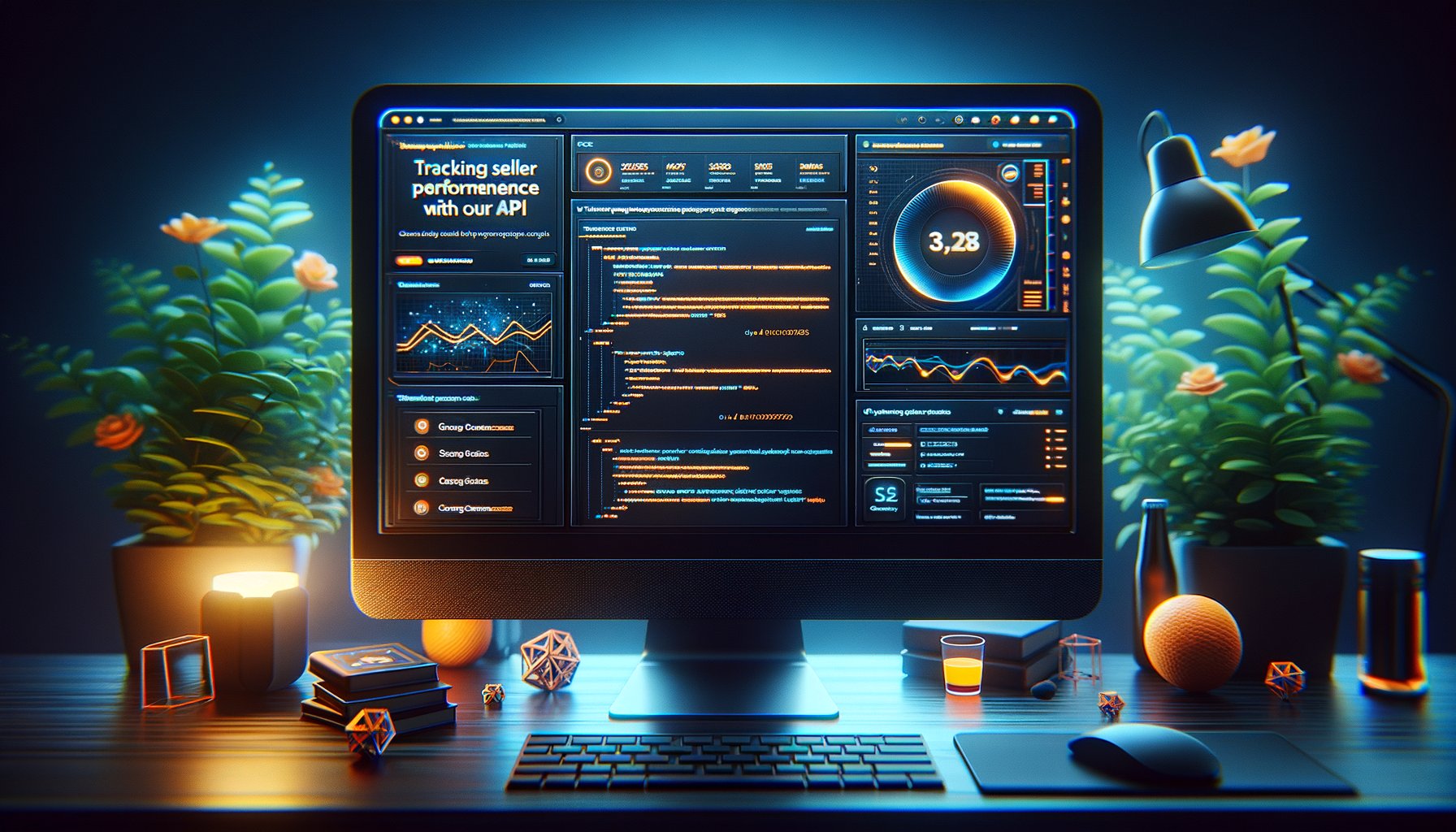 SellerMagnetAPI Dashboard showing analytics for Amazon seller performance