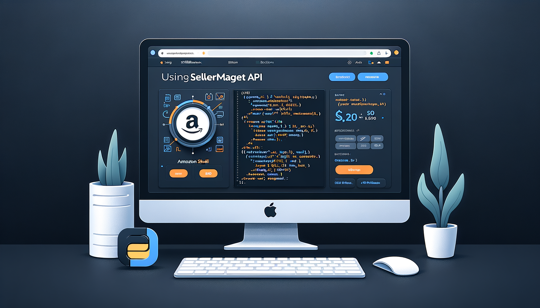 SellerMagnet API Dashboard Showing Amazon Seller Performance Metrics